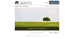 Desktop Screenshot of mahendrabuildways.com